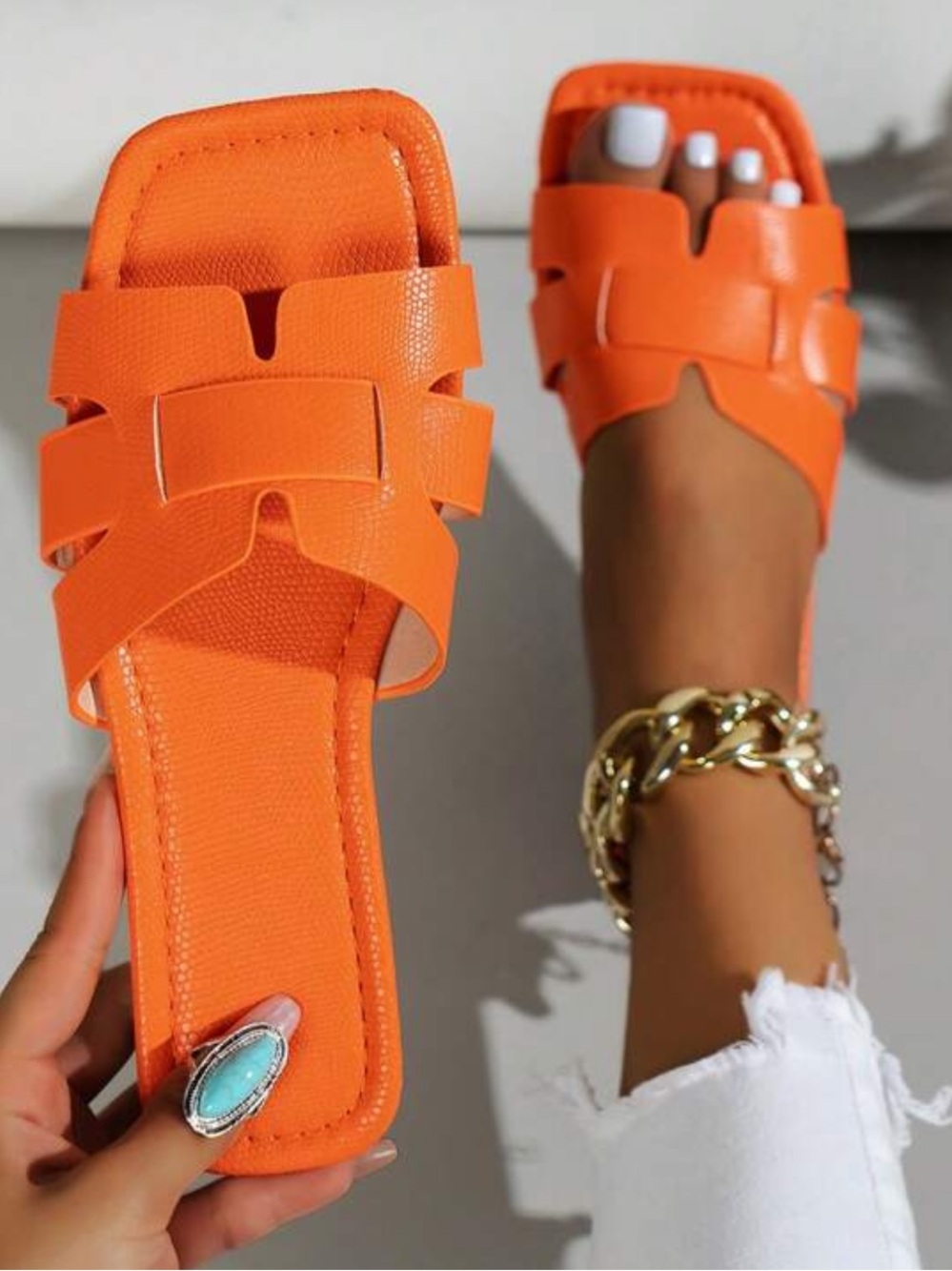 Fashion Slip-On Sandals
